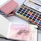 Watercolor Paint Set, 50 Vivid Colors in Portable Box with Watercolor Palette, Brush, Sponge, Art Supplies for Painting, Travel Watercolor Set for Adults, Kids, Hobbyists